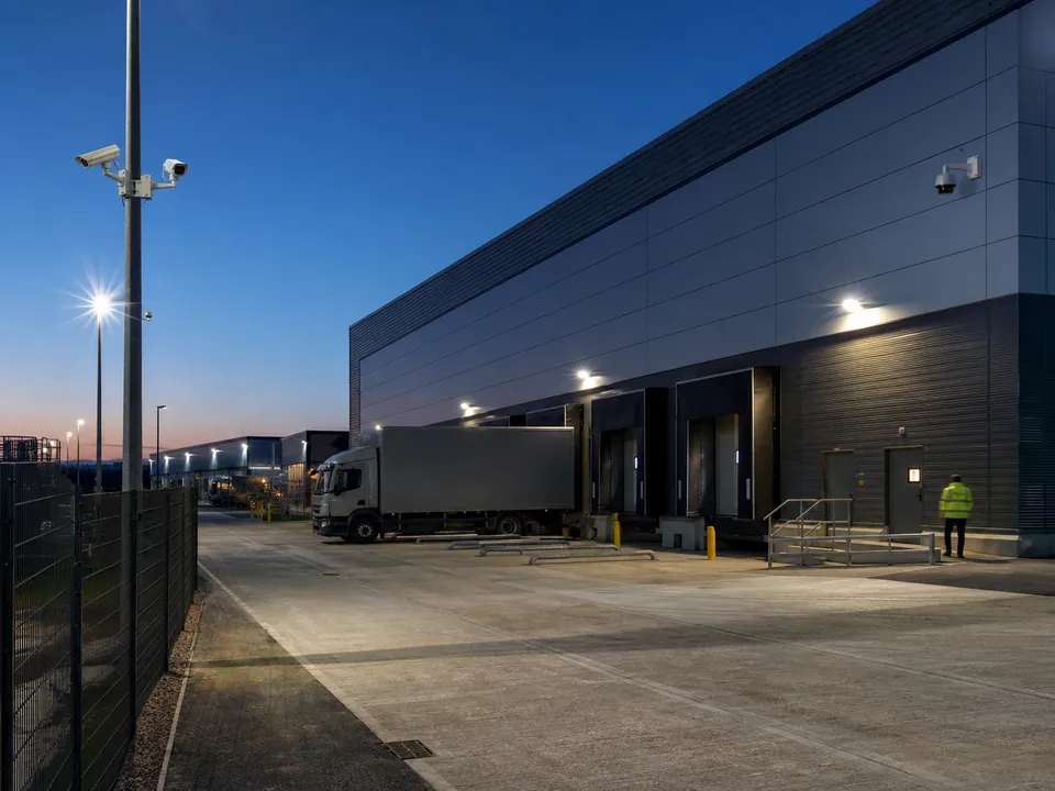 CCTV coverage planned for a Cambridge warehouse and loading area